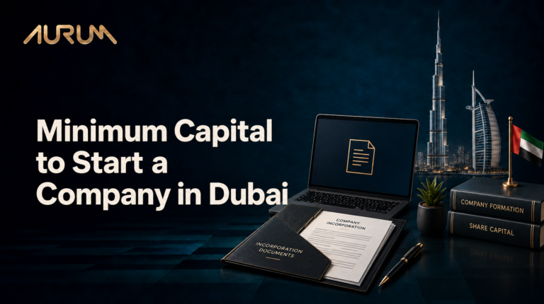 Minimum Capital Required to Start a Company in Dubai